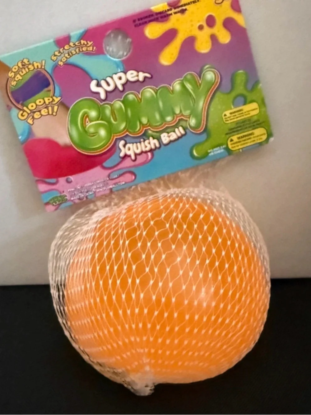 Super Gummy Squish Ball - Orange - Super Gummy